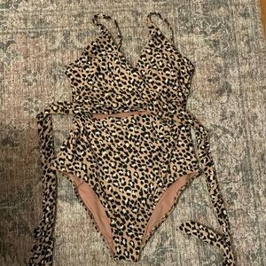 Aerie one piece wrap swimsuit